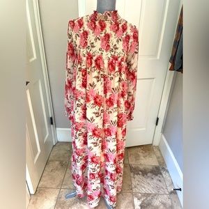 Anthropologie Inspired Floral dress